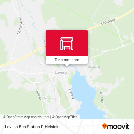 Loviisa Bus Station P map