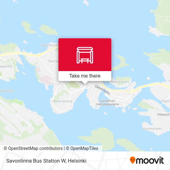 Savonlinna Bus Station W map