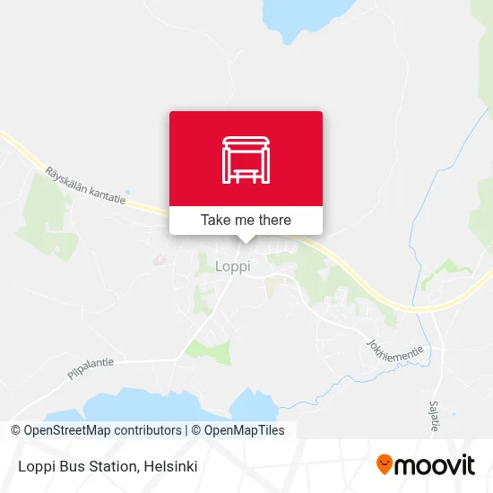 Loppi Bus Station map