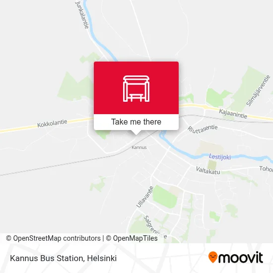 Kannus Bus Station map