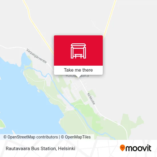 Rautavaara Bus Station map