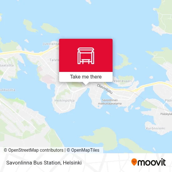 Savonlinna Bus Station map