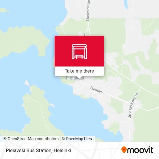 Pielavesi Bus Station map