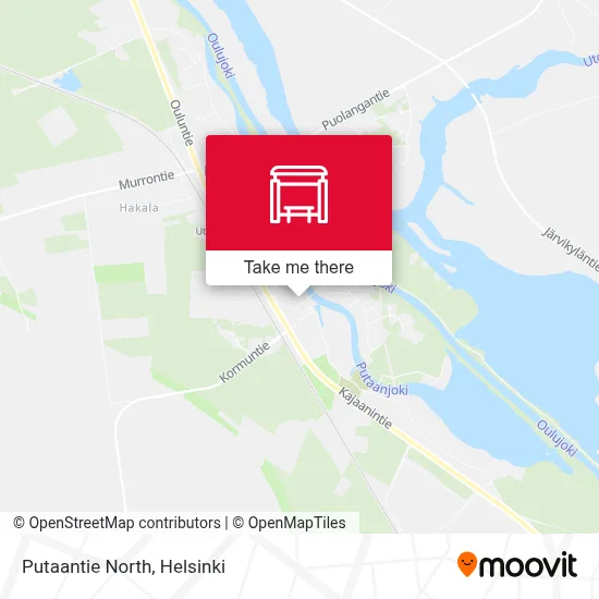 Putaantie North map
