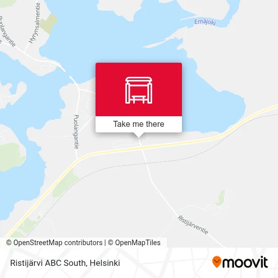 Ristijärvi ABC South map