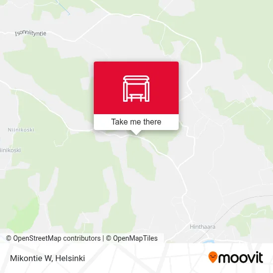 Mikontie W map