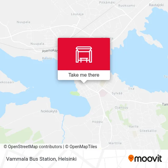 Vammala Bus Station map