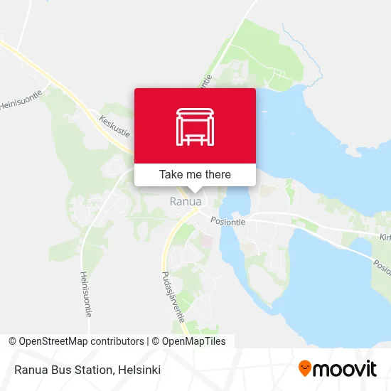 Ranua Bus Station map