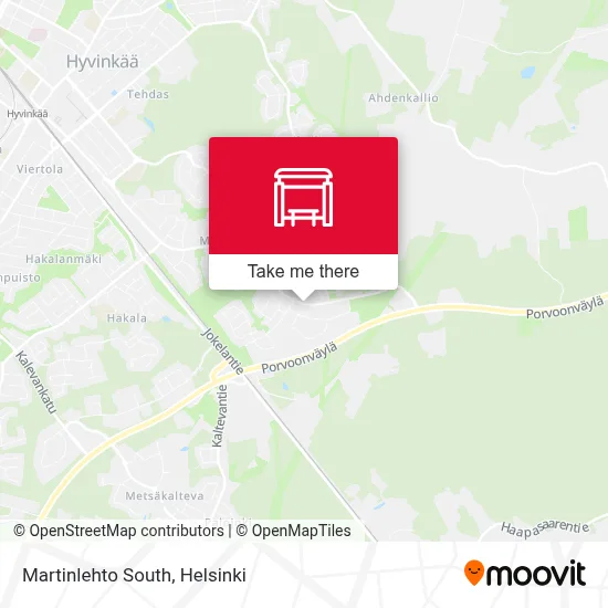 Martinlehto South map