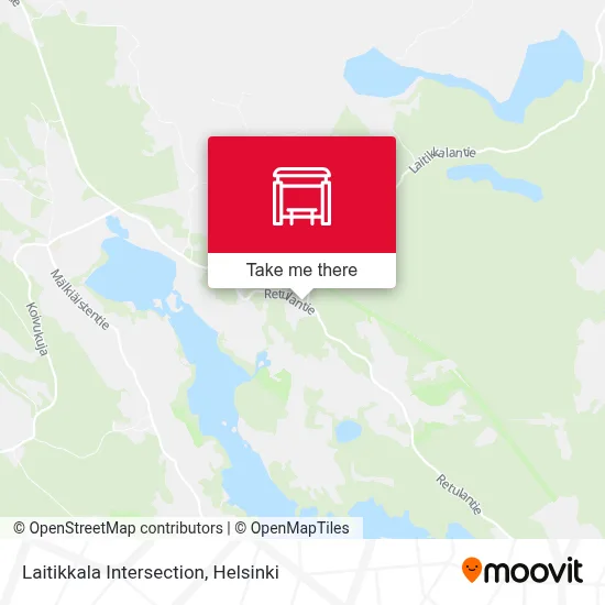 Laitikkala Intersection map
