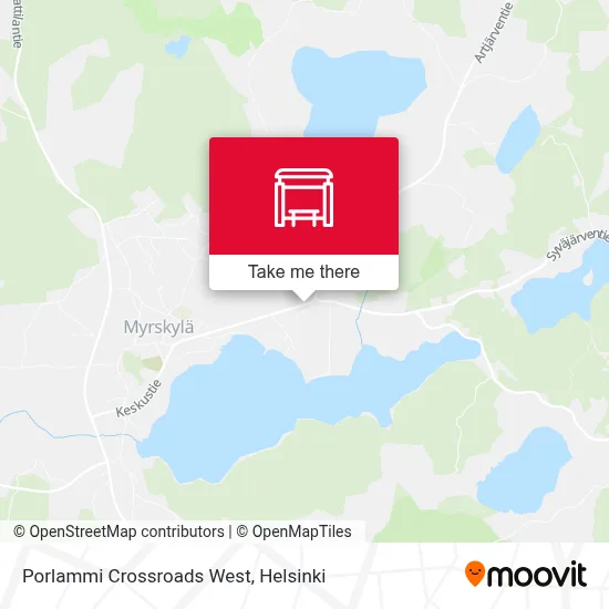 Porlammi Crossroads West map