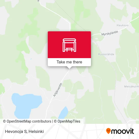 Hevonoja S map