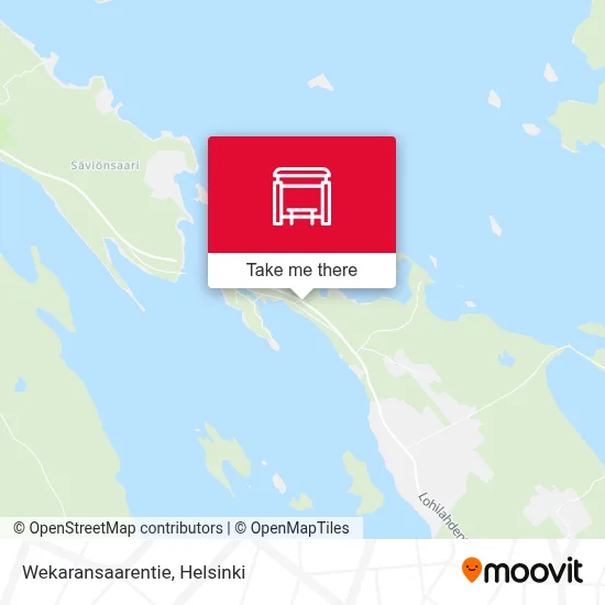 Wekaransaarentie map