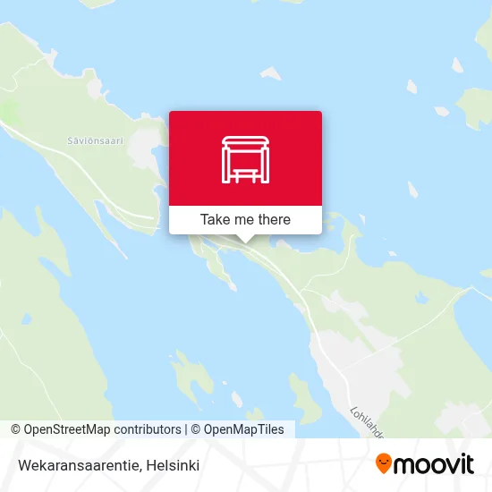 Wekaransaarentie map