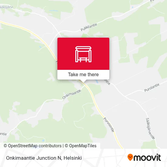 Onkimaantie Junction N map