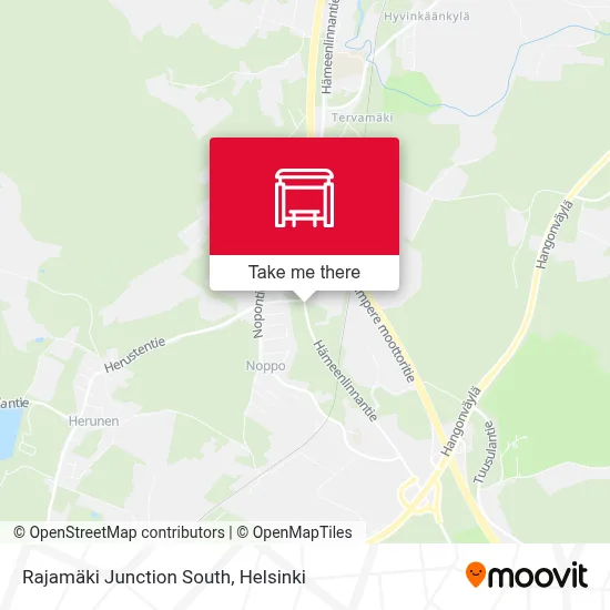 Rajamäki Junction South map