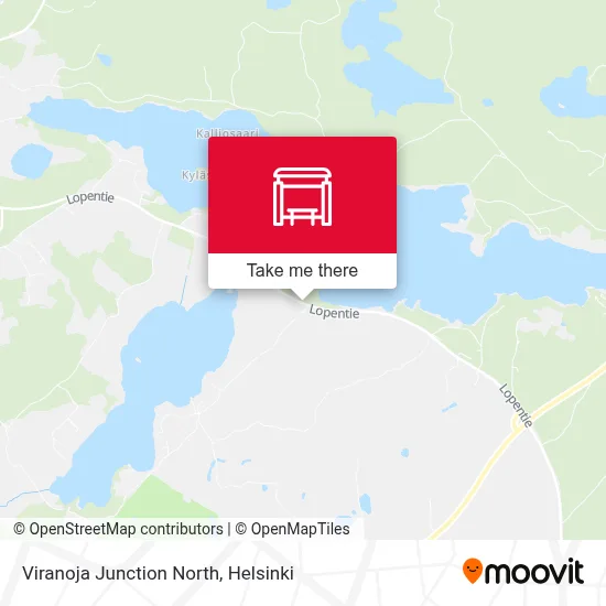 Viranoja Junction North map