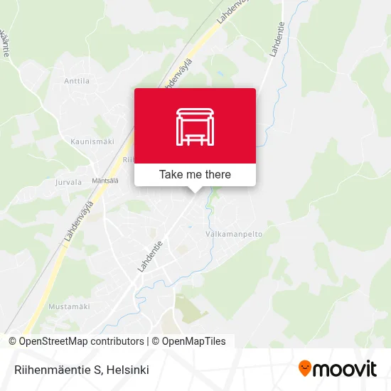 Riihenmäentie S map