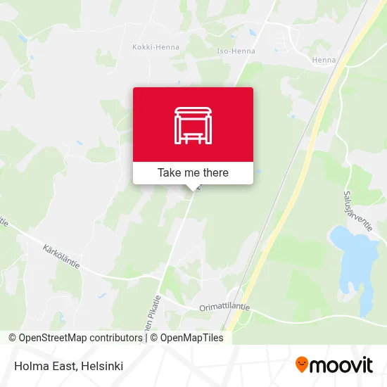 Holma East map