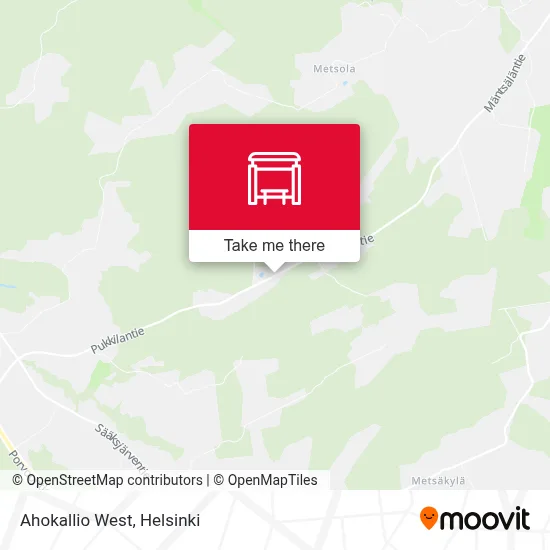 Ahokallio West map