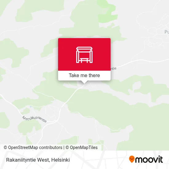 Rakaniityntie West map