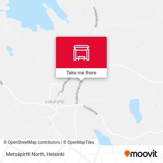 Metsäpirtti North map
