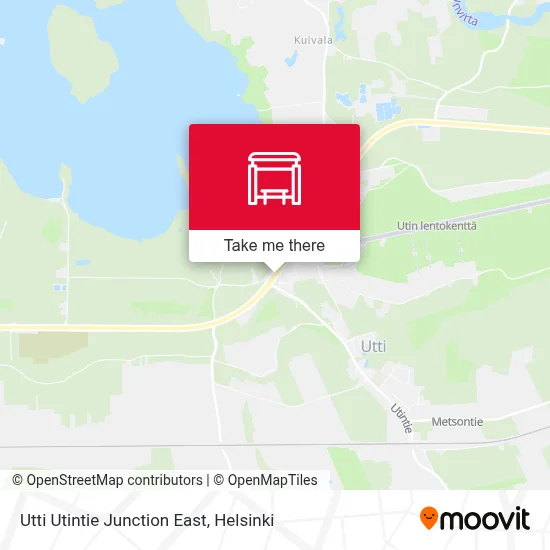 Utti Utintie Junction East map