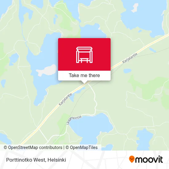 Porttinotko West map