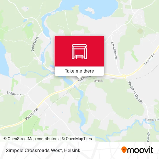 Simpele Crossroads West map