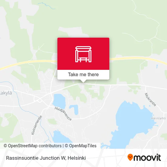 Rassinsuontie Junction W map