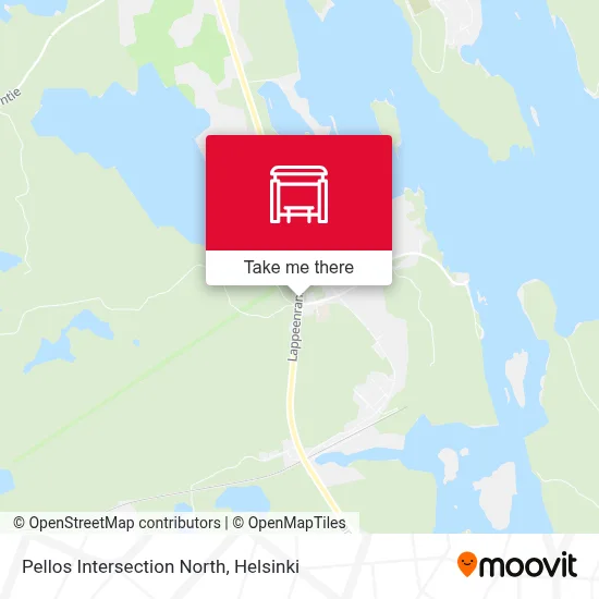 Pellos Intersection North map