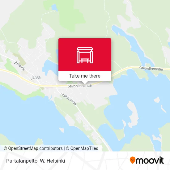 Partalanpelto, W map