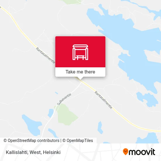 Kallislahti, West map