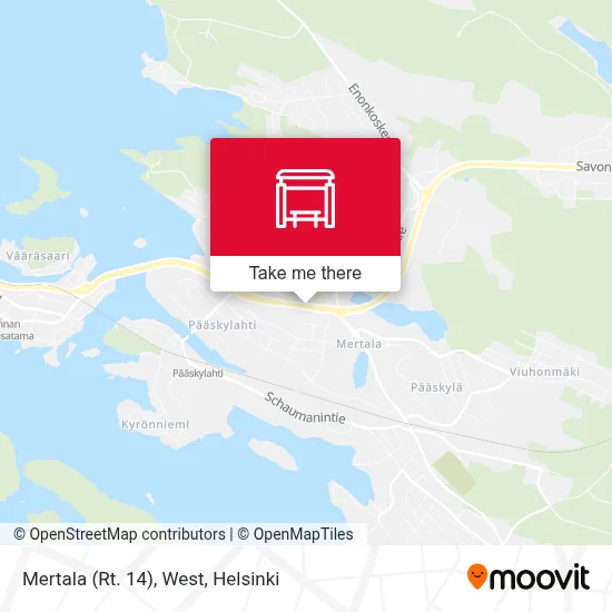 Mertala (Rt. 14), West map