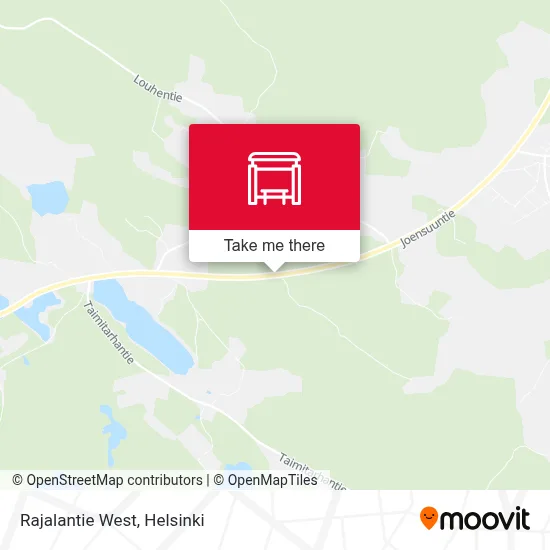 Rajalantie West map
