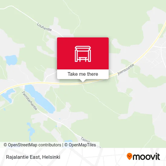 Rajalantie East map