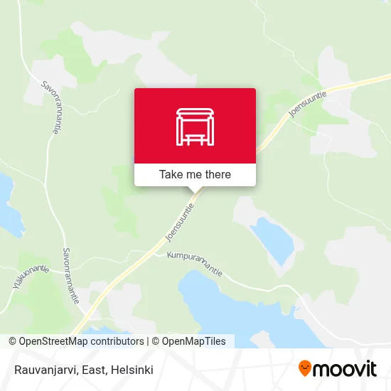 Rauvanjarvi, East map