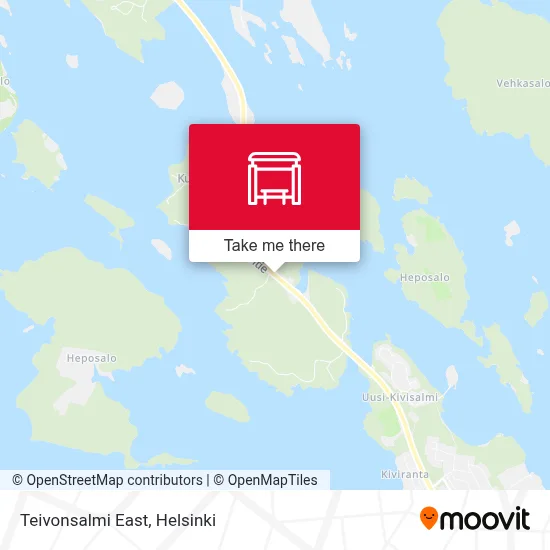 Teivonsalmi East map