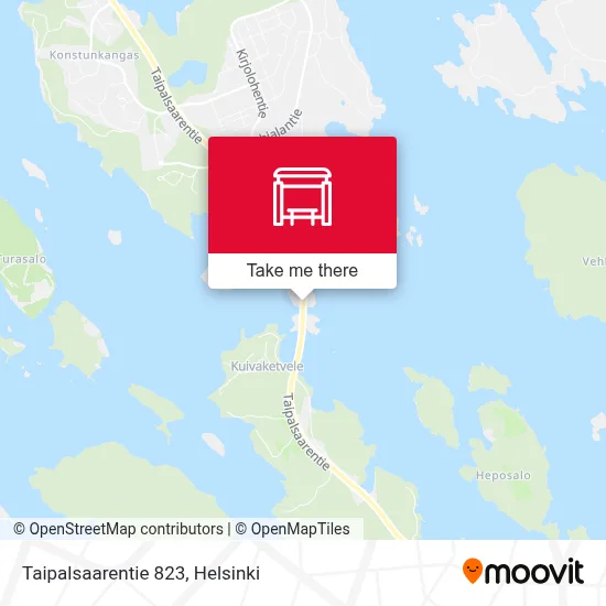 Taipalsaarentie 823 map