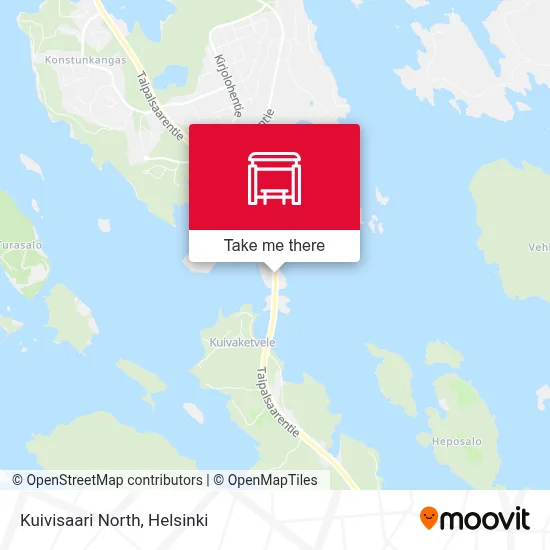 Kuivisaari North map