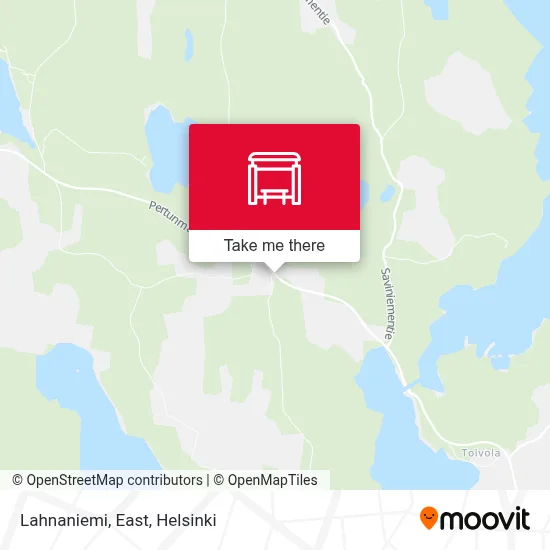 Lahnaniemi, East map