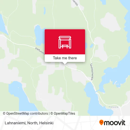 Lahnaniemi, North map