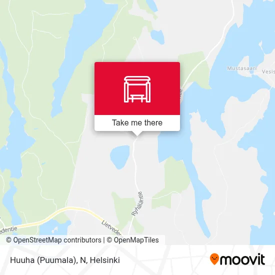 Huuha (Puumala), N map