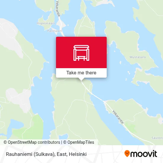 Rauhaniemi (Sulkava), East map