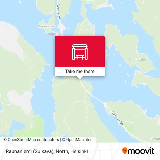 Rauhaniemi (Sulkava), North map