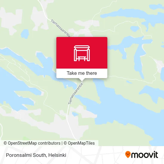 Poronsalmi South map