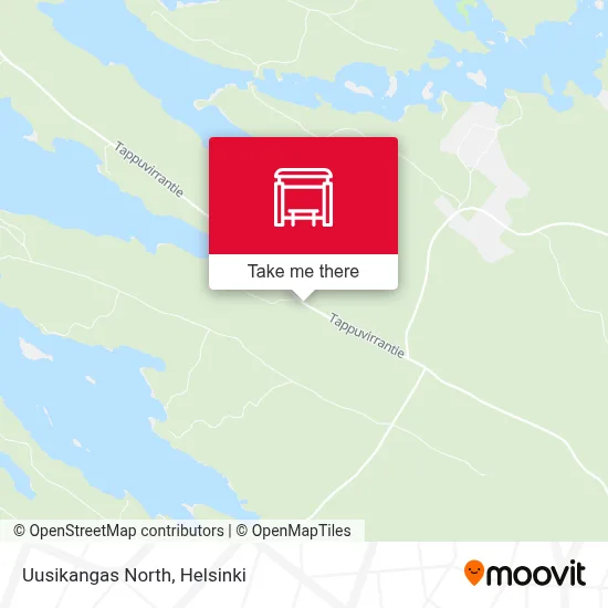 Uusikangas North map