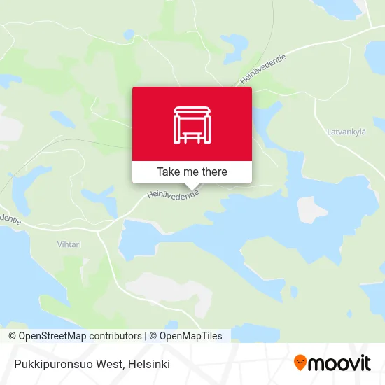 Pukkipuronsuo West map