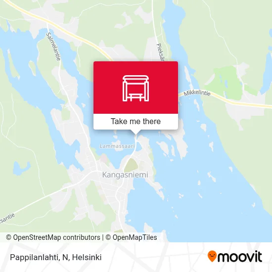 Pappilanlahti, N map