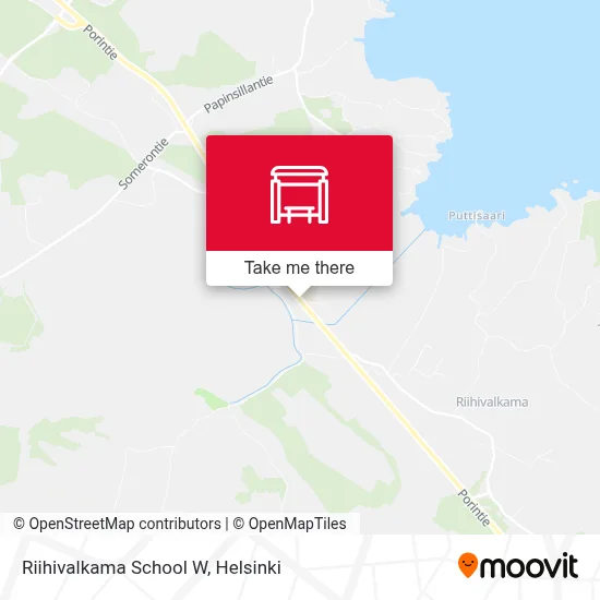 Riihivalkama School W map